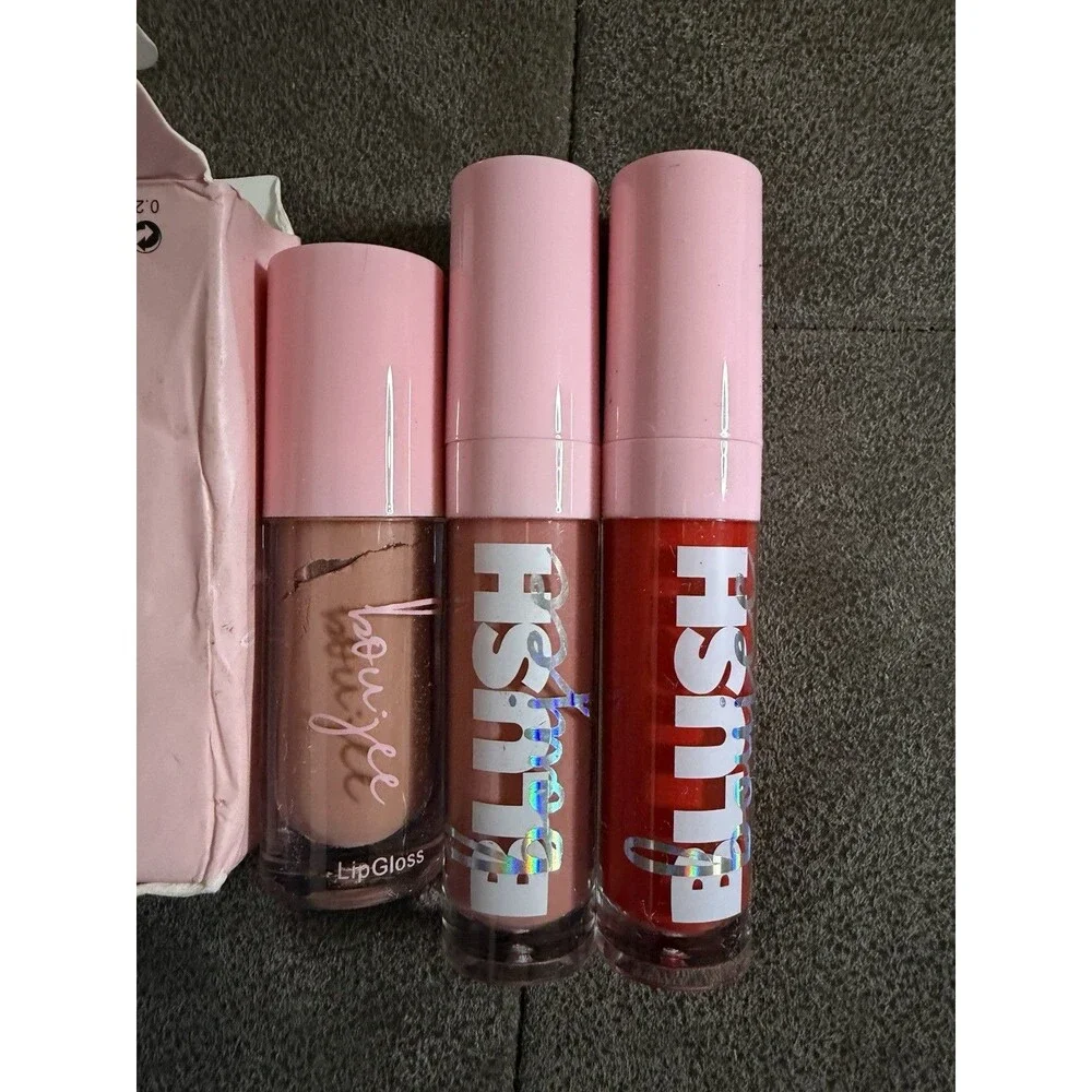 BLUSH Boujee Lip Gloss Set of 3 – Sugar Baby, Bossy & Bare Skin